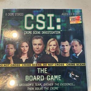 CSI: Crime Scene Investigation Board Game - Black and Green